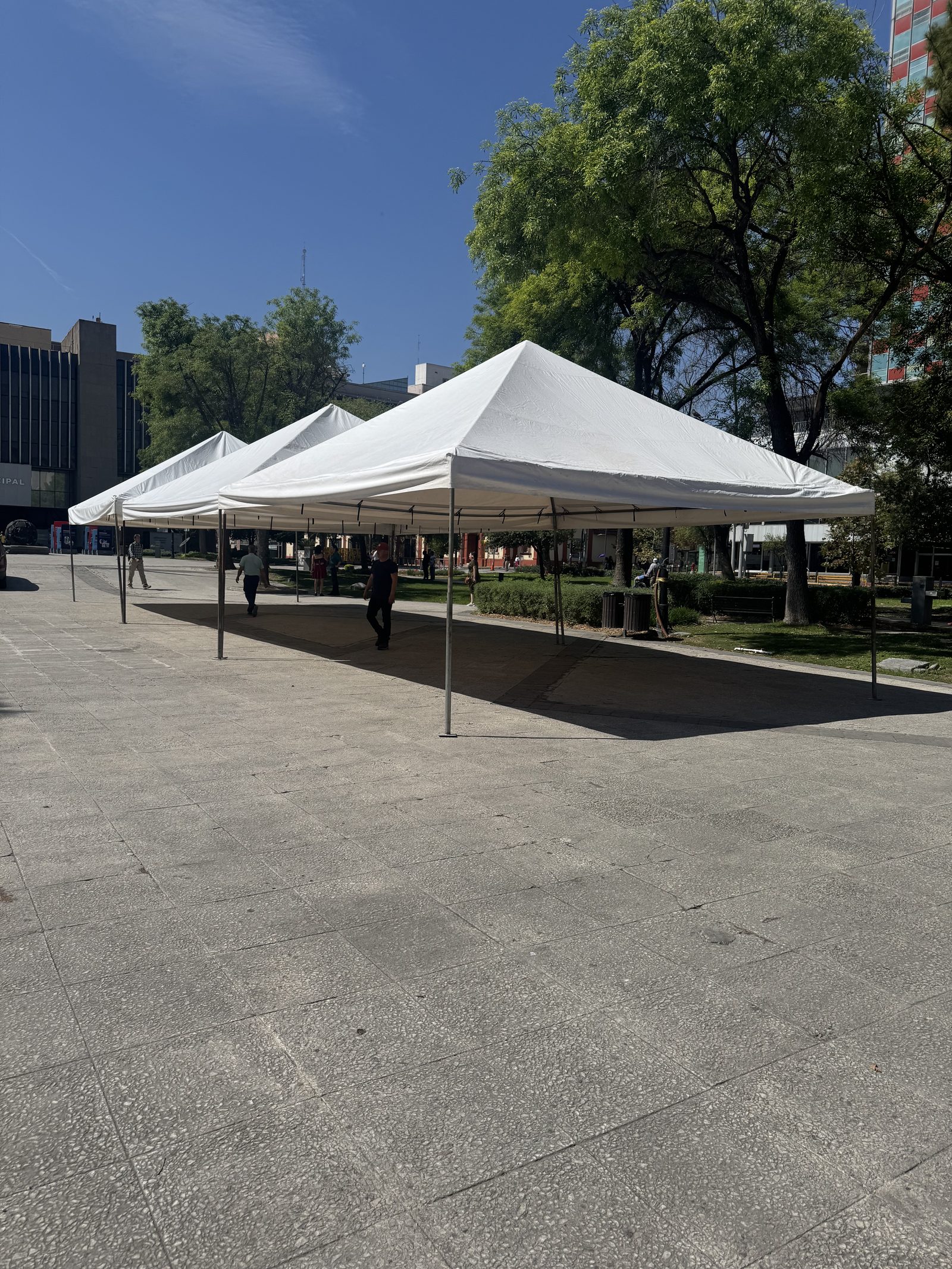 Carpas para expo de emprendedoras, Instituto Municipal de las Mujeres
